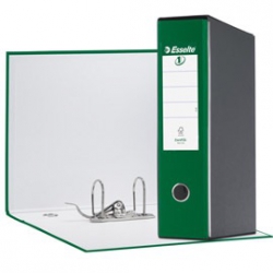 Registratore EUROFILE G55 verde dorso 8cm f.to protocollo ESSELTE